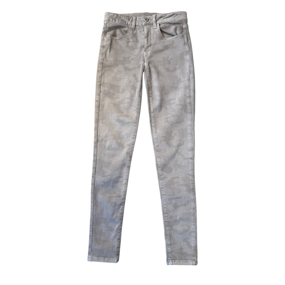 American Eagle Womens Grey Camo‎ Hi-Rise Jegging Skinny Jeans Size 2 Regular